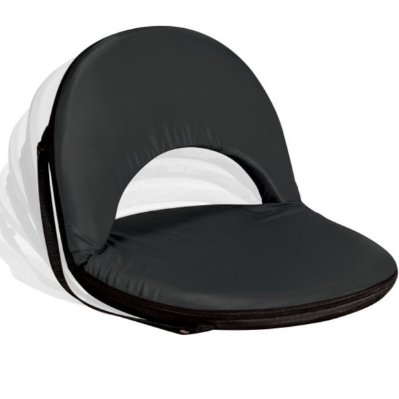 Picnic Time | NCAA Oniva LSU Tigers Black Portable Reclining Stadium Seat - Picture 3 of 4